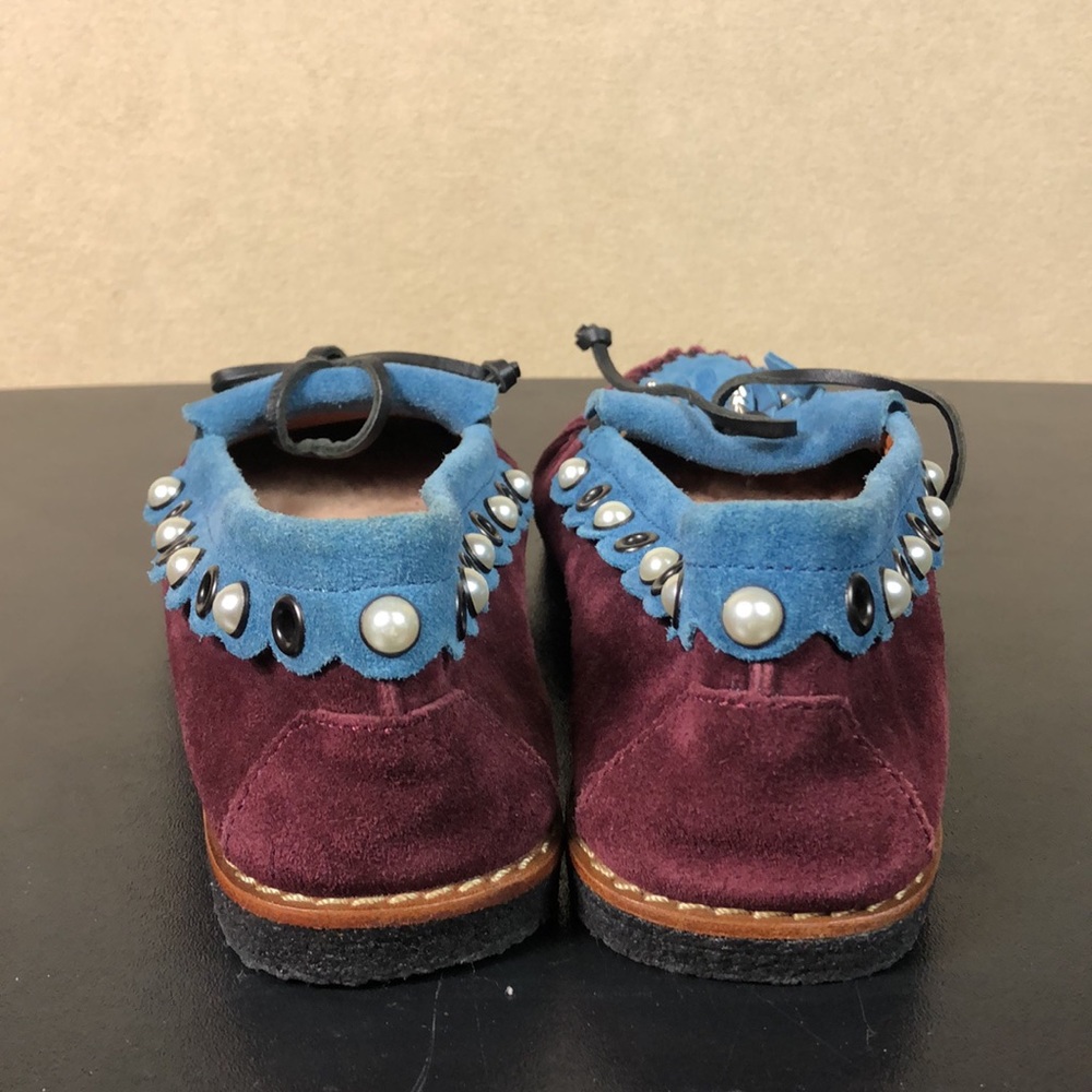 Coach Rexy Stud Charms Embellished Slip On Moccasin Sandal Shoes Women size 8.5B - Picture 7 of 10